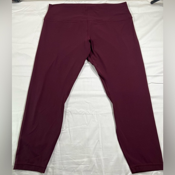 Lululemon Align High-Rise Pant Red Merlot size 18 - Picture 2 of 7